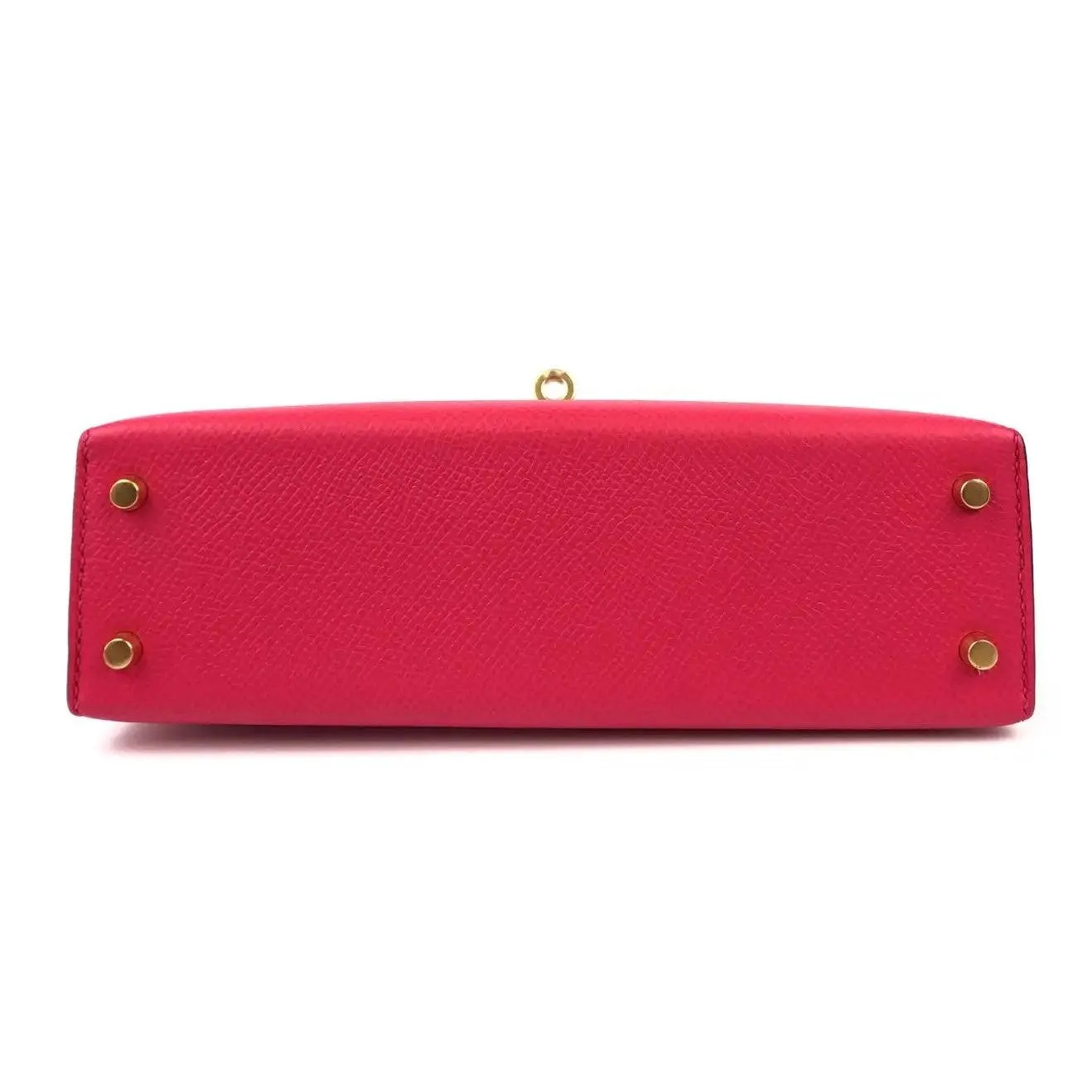 HERMES Kelly Mini 20 Rose Pink Epsom Bag