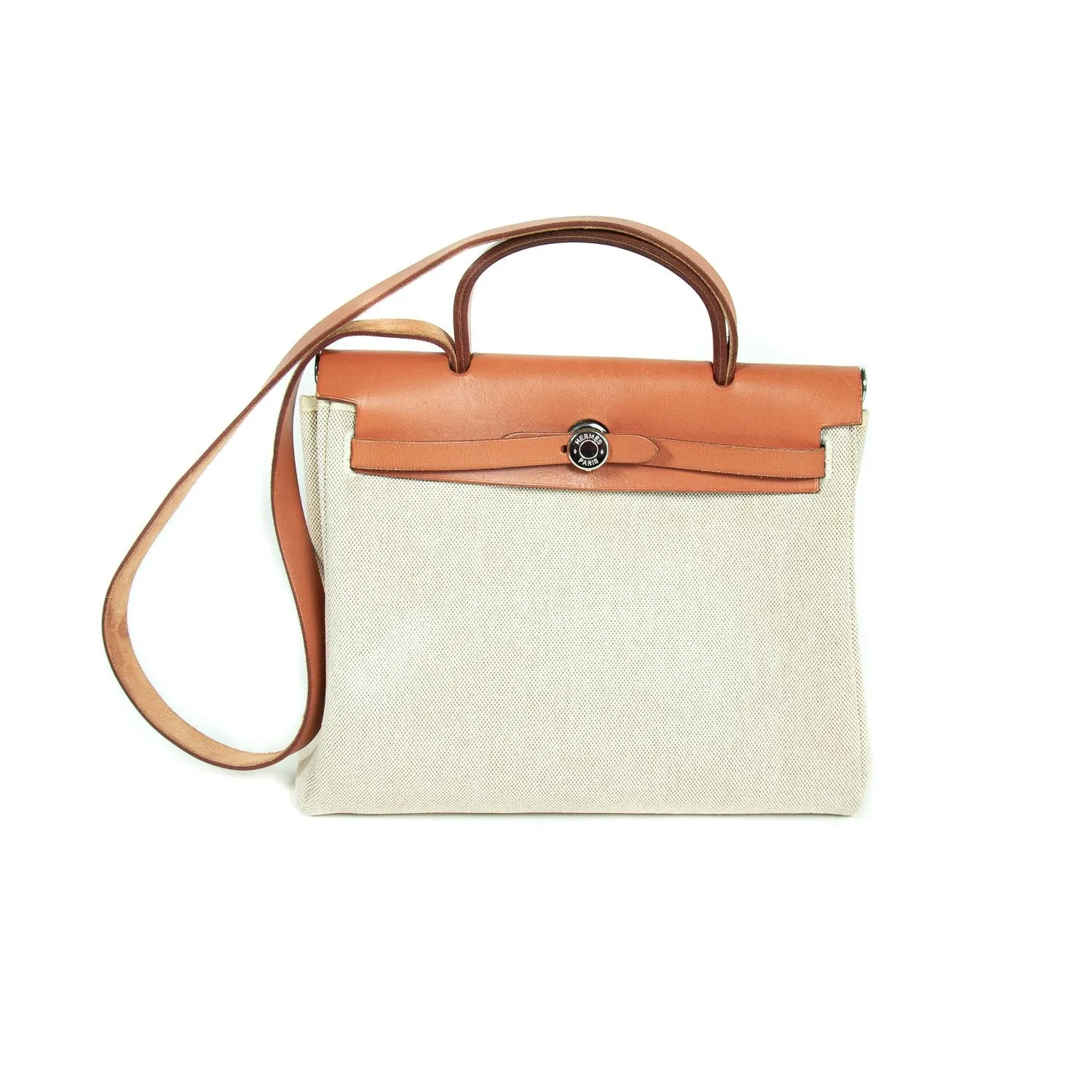 Hermès Herbag PM Toile Beige