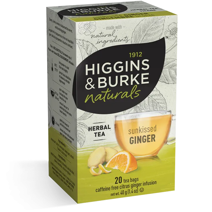 Higgins & Burke Sunkissed Ginger Herbal Tea 20's