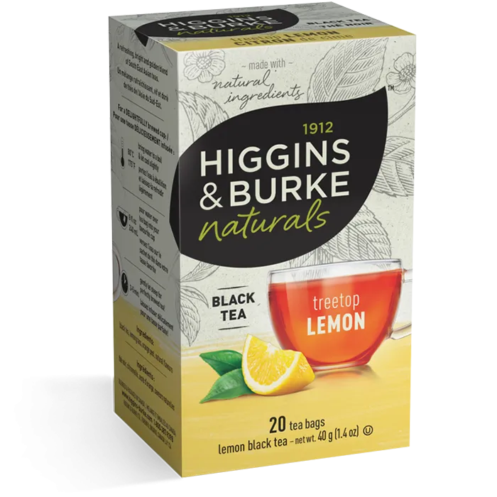 Higgins & Burke Treetop Lemon Black Tea 20's