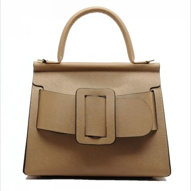 High Quality Luxury Womens Tote Bags Fashion Solid Belt Buckle Crossbody Bags European Large Capacity Handbags Shoulder Bag