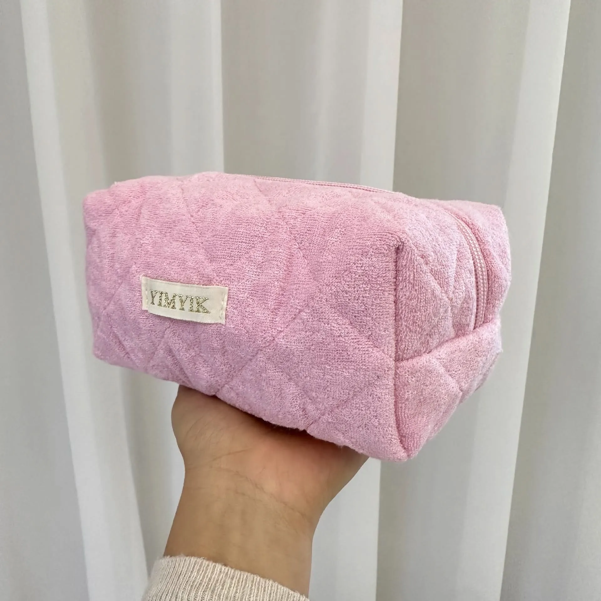 High-Value Plush Cosmetic Bag - Cute Travel Storage for Girls