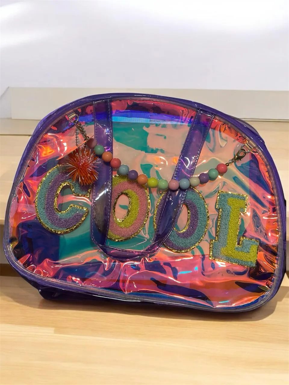 Holographic "COOL" Mini Duffle Bag