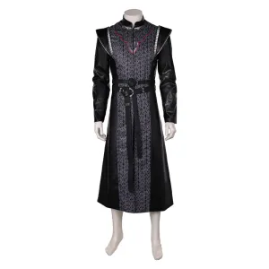 House of the Dragon Daemon Targaryen Black Set Cosplay Costume Outfits Halloween Carnival Suit