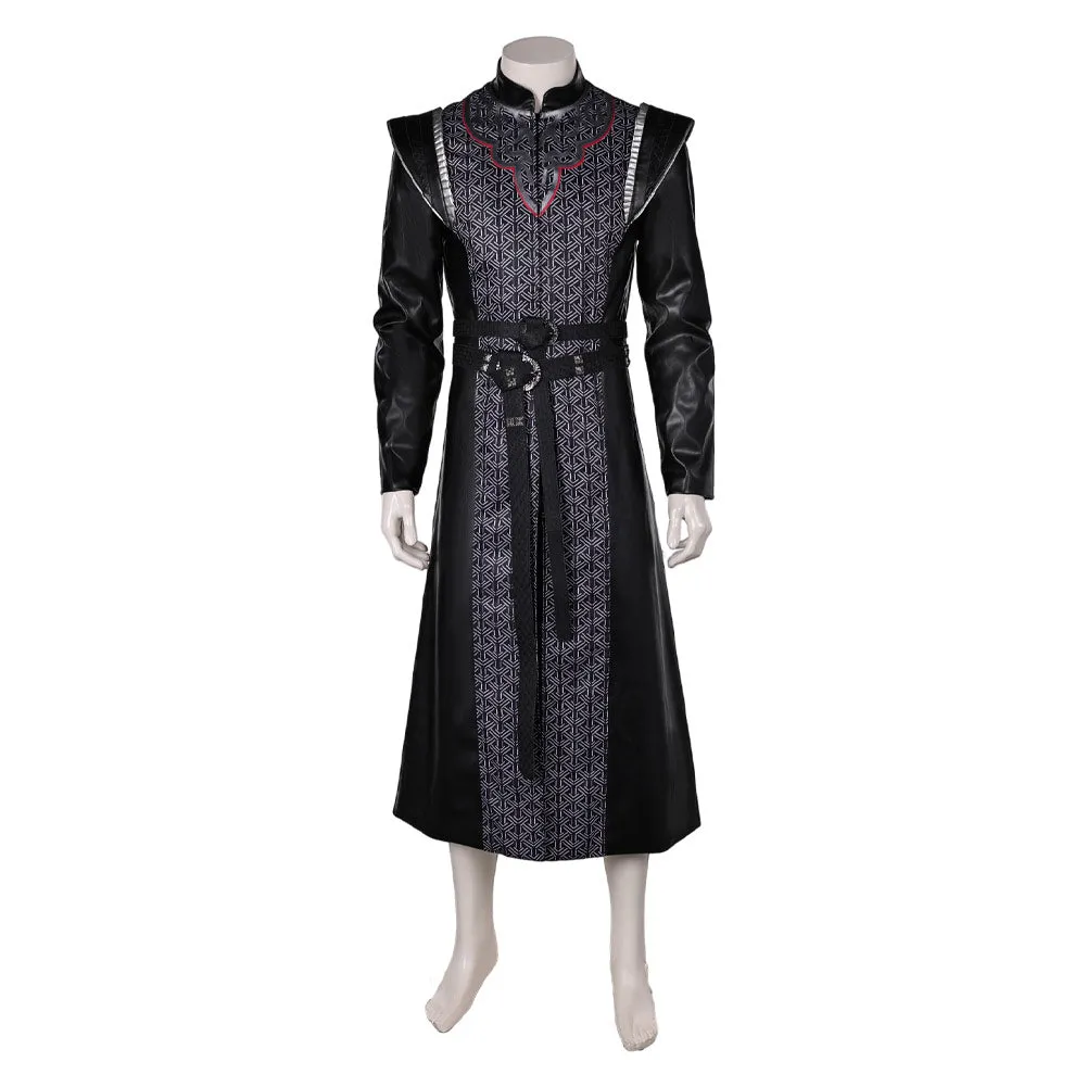 House of the Dragon Daemon Targaryen Black Set Cosplay Costume Outfits Halloween Carnival Suit