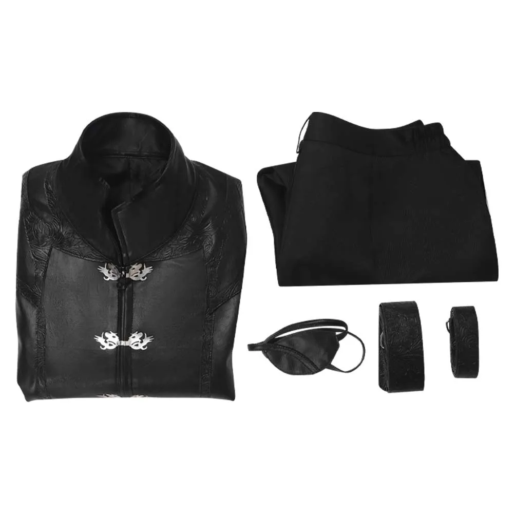 House Of The Dragon Daemon Targaryen Black Set Cosplay Costume Outfits