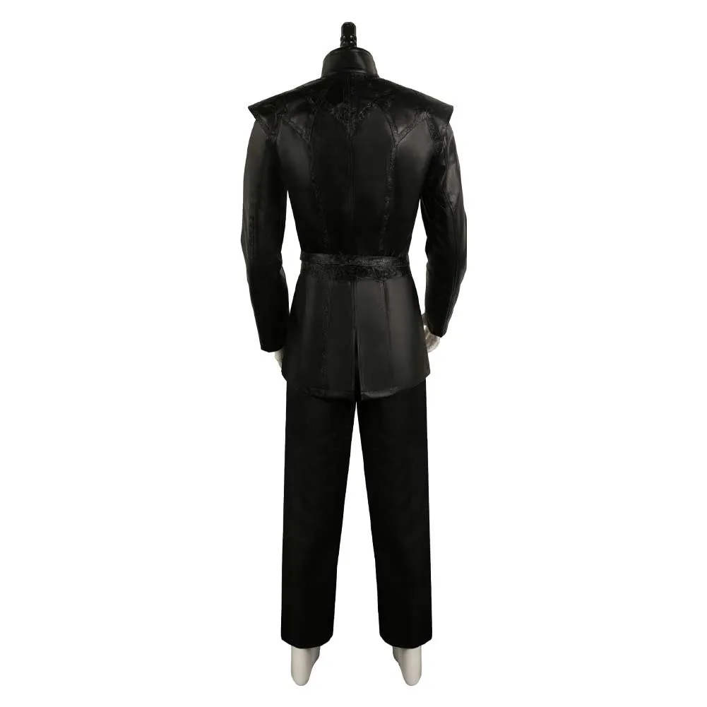 House Of The Dragon Daemon Targaryen Black Set Cosplay Costume Outfits