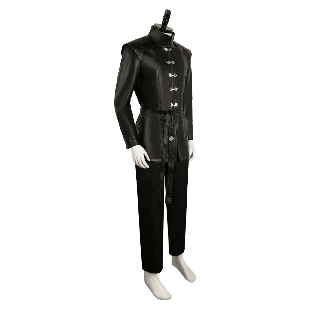 House Of The Dragon Daemon Targaryen Black Set Cosplay Costume Outfits