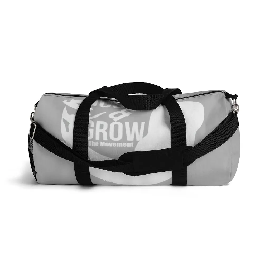 Hustle & Grow Gym Bag (Gray/White)