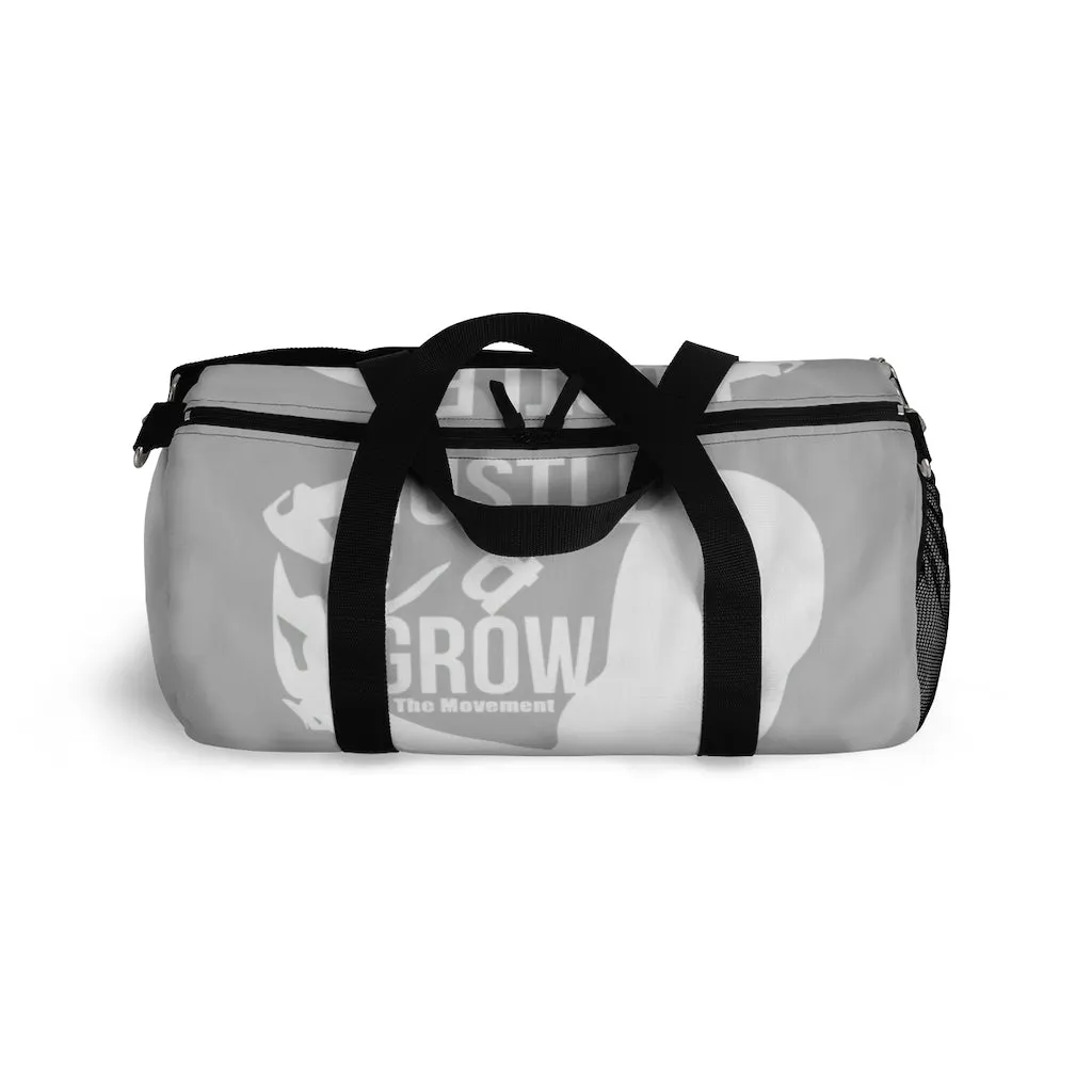 Hustle & Grow Gym Bag (Gray/White)