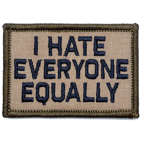 I Hate Everyone Equally Morale Patch