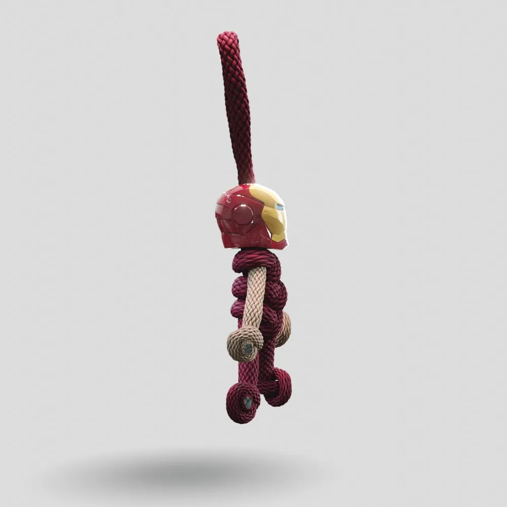 Iron Man Paracord Buddy Keychain