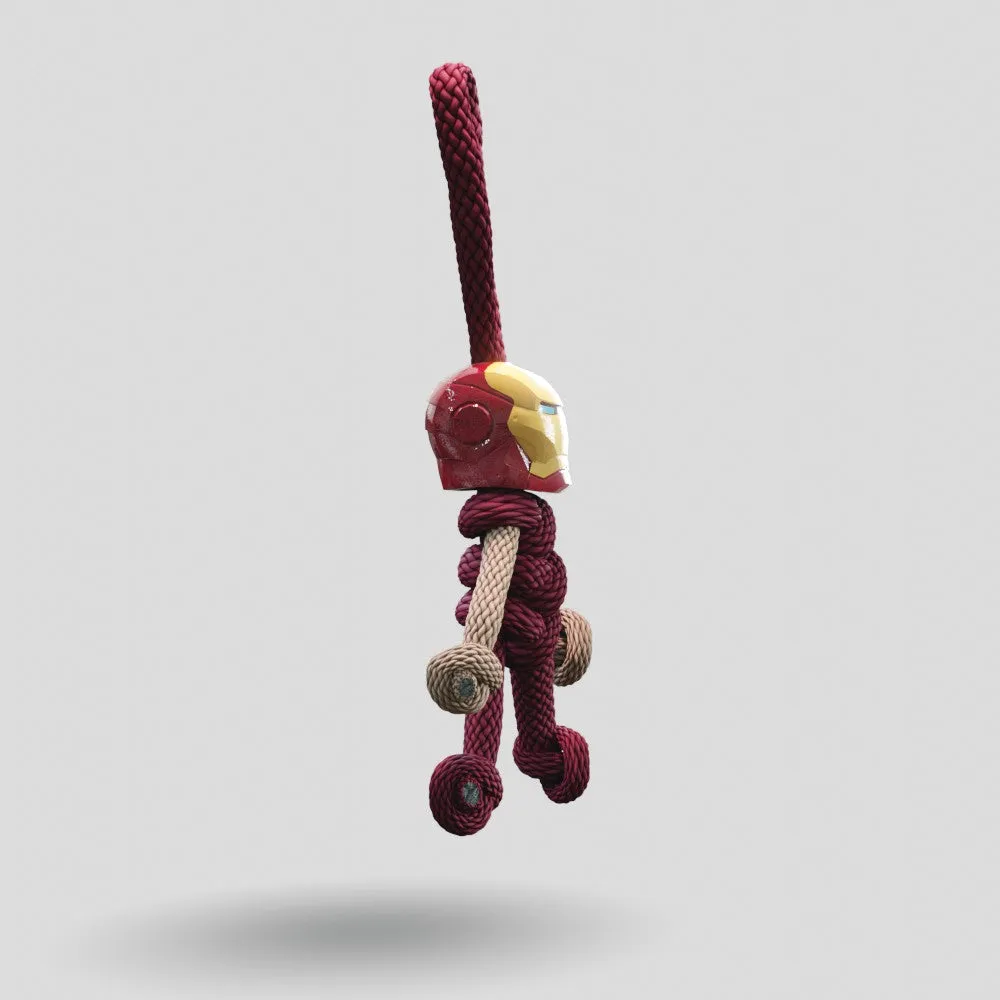 Iron Man Paracord Buddy Keychain