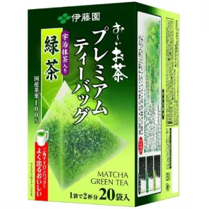 ITO EN Matcha Green Tea Premium Tea Bags 20 Pack