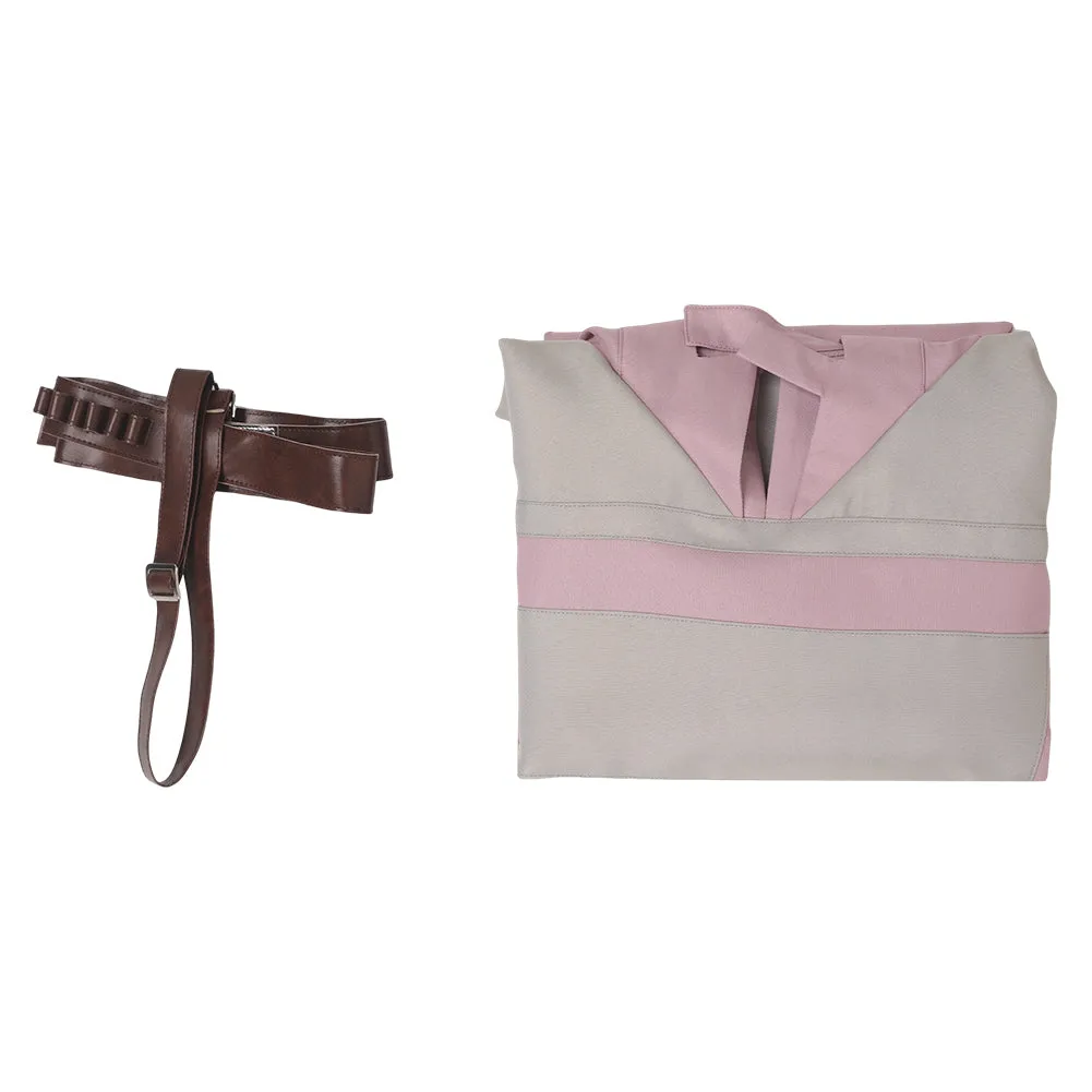 Jedi: Survivor Cal Kestis Pink Cloak Cosplay Costume Outfits Halloween Carnival Suit