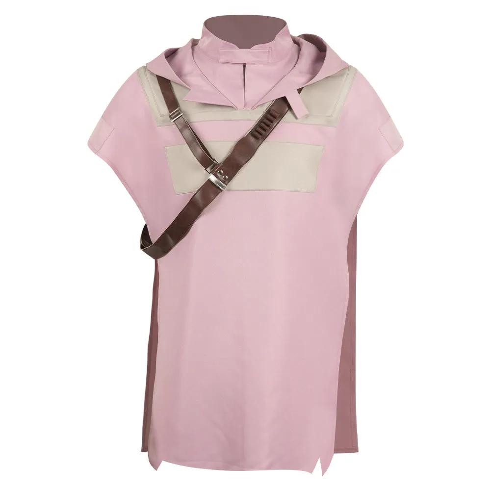 Jedi: Survivor Cal Kestis Pink Cloak Cosplay Costume Outfits Halloween Carnival Suit