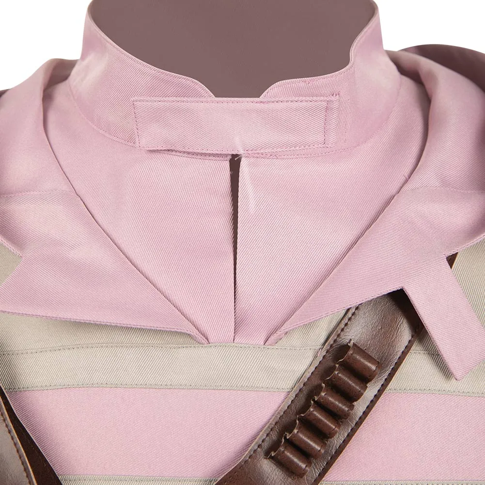 Jedi: Survivor Cal Kestis Pink Cloak Cosplay Costume Outfits Halloween Carnival Suit