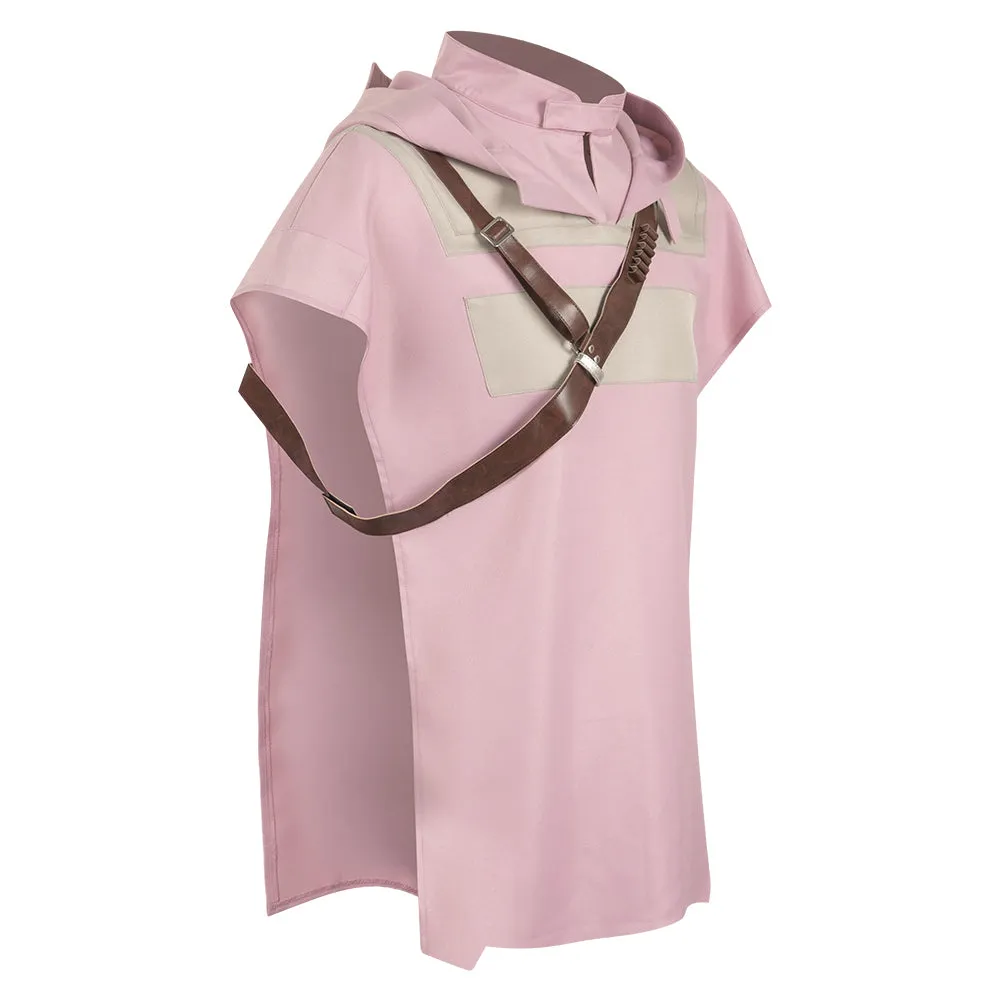 Jedi: Survivor Cal Kestis Pink Cloak Cosplay Costume Outfits Halloween Carnival Suit