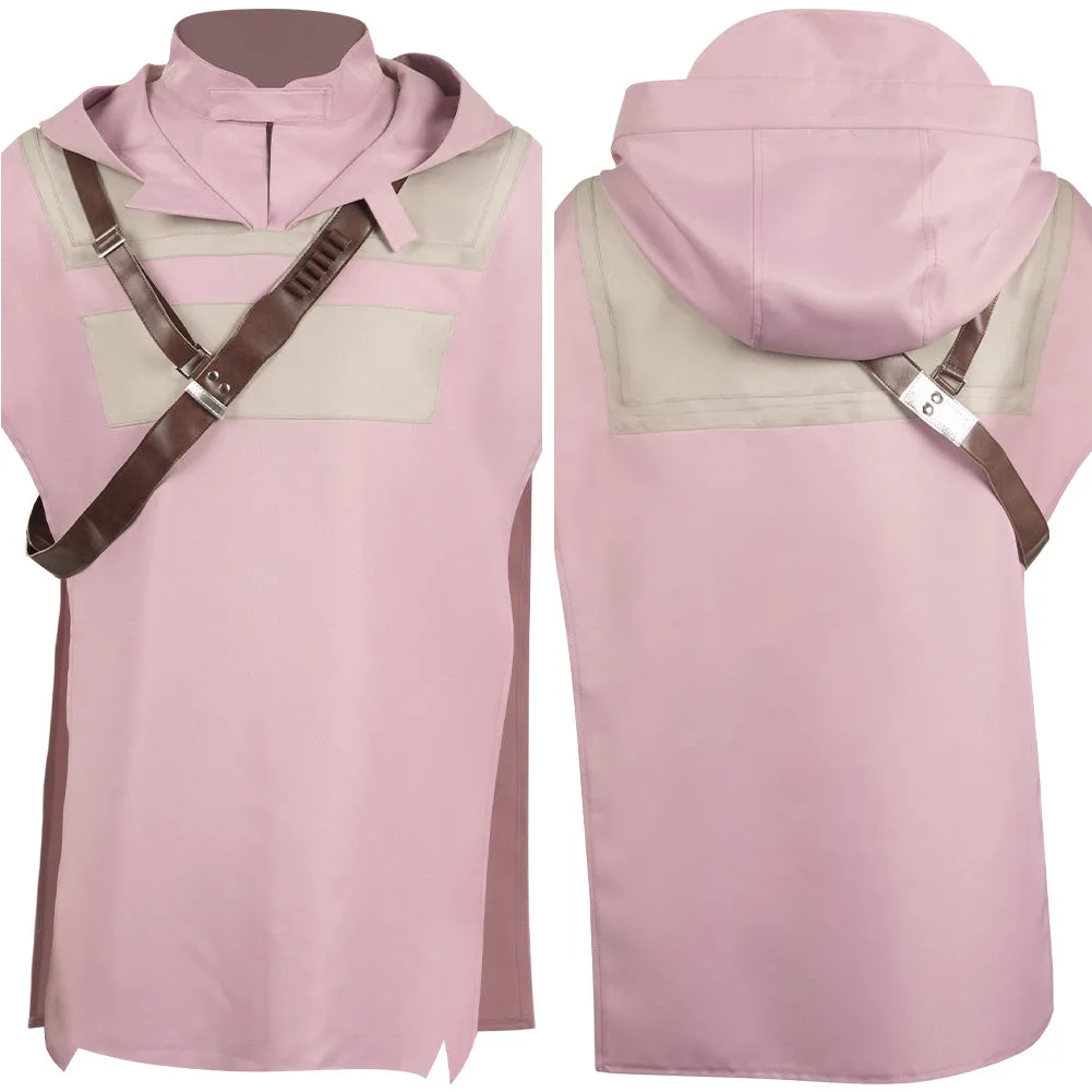 Jedi: Survivor Cal Kestis Pink Cloak Cosplay Costume Outfits Halloween Carnival Suit