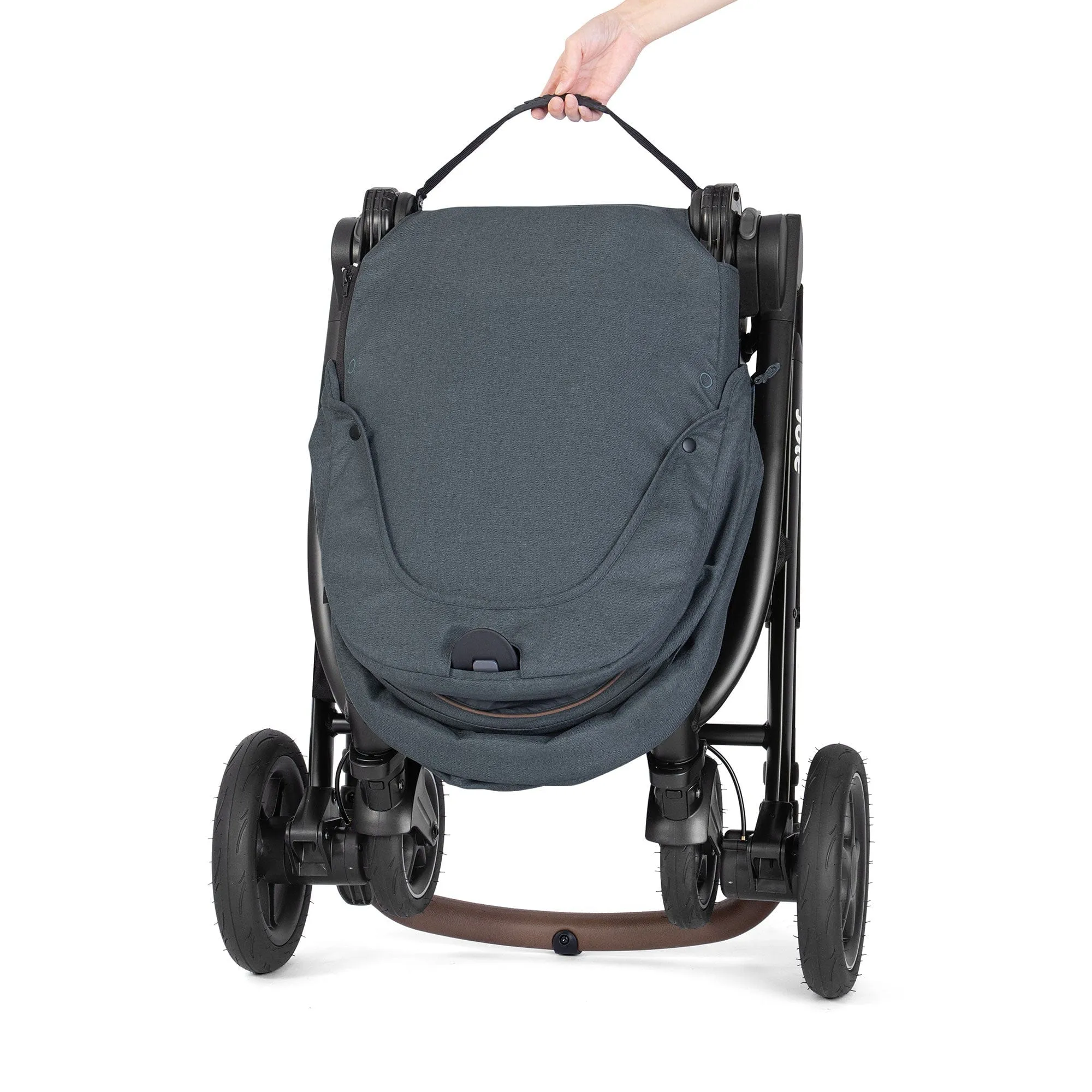 Joie Versatrax Stroller and Ramble XL Carrycot in Moonlight