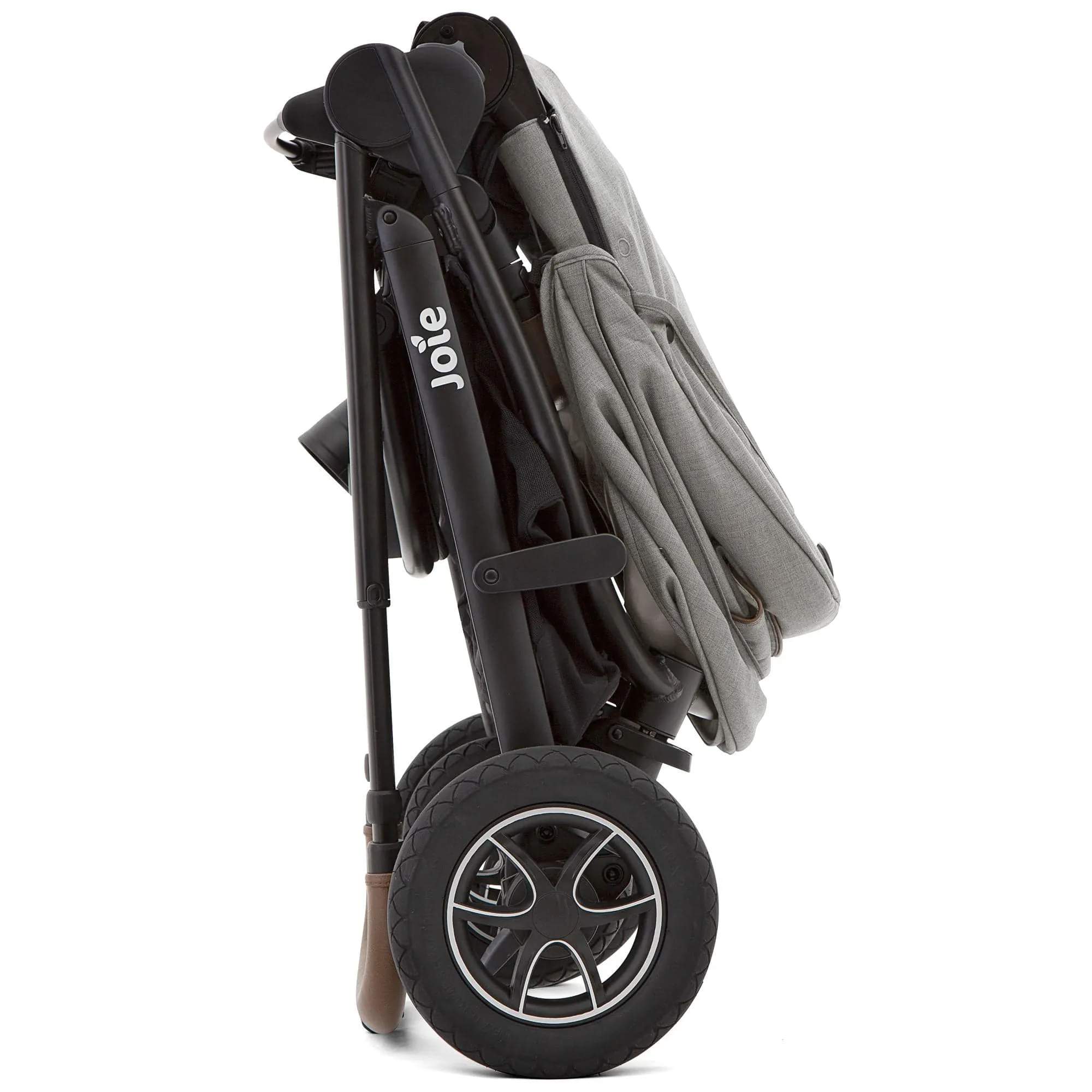 Joie Versatrax Stroller and Ramble XL Carrycot in Pebble