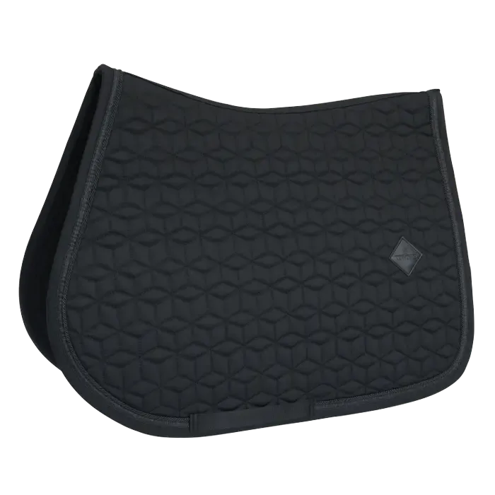 Jump Saddle Pad Glitter Rope - Black