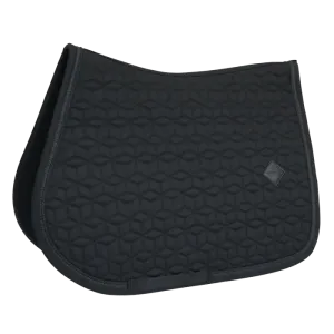 Jump Saddle Pad Glitter Rope - Black