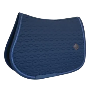 Jump Saddle Pad Glitter Rope - Navy