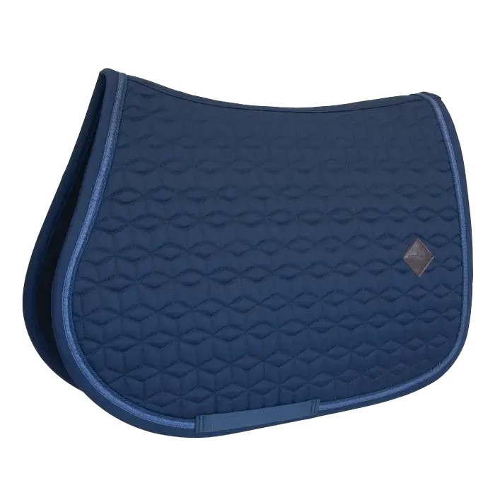 Jump Saddle Pad Glitter Rope - Navy