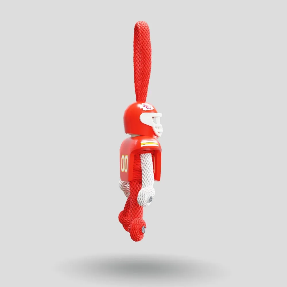 Kansas City Chiefs Paracord Buddy Keychain