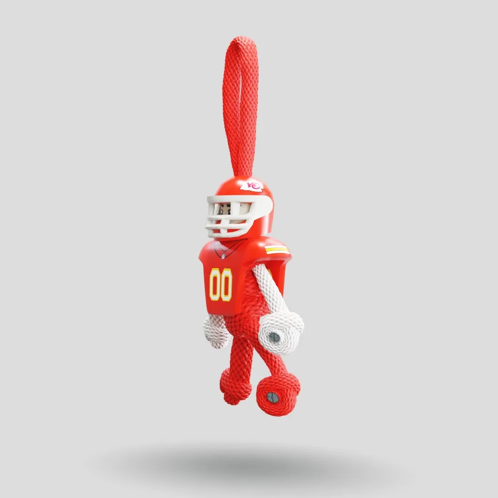 Kansas City Chiefs Paracord Buddy Keychain