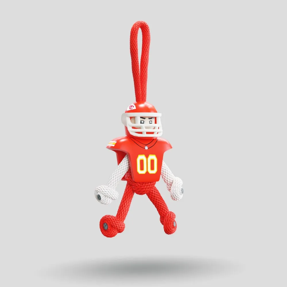 Kansas City Chiefs Paracord Buddy Keychain