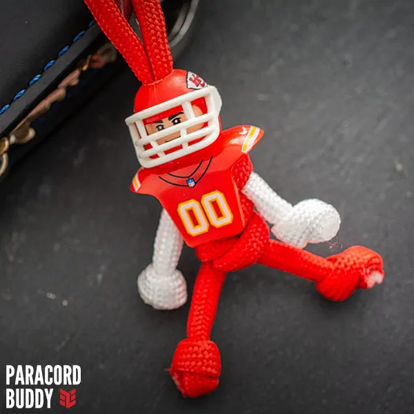 Kansas City Chiefs Paracord Buddy Keychain