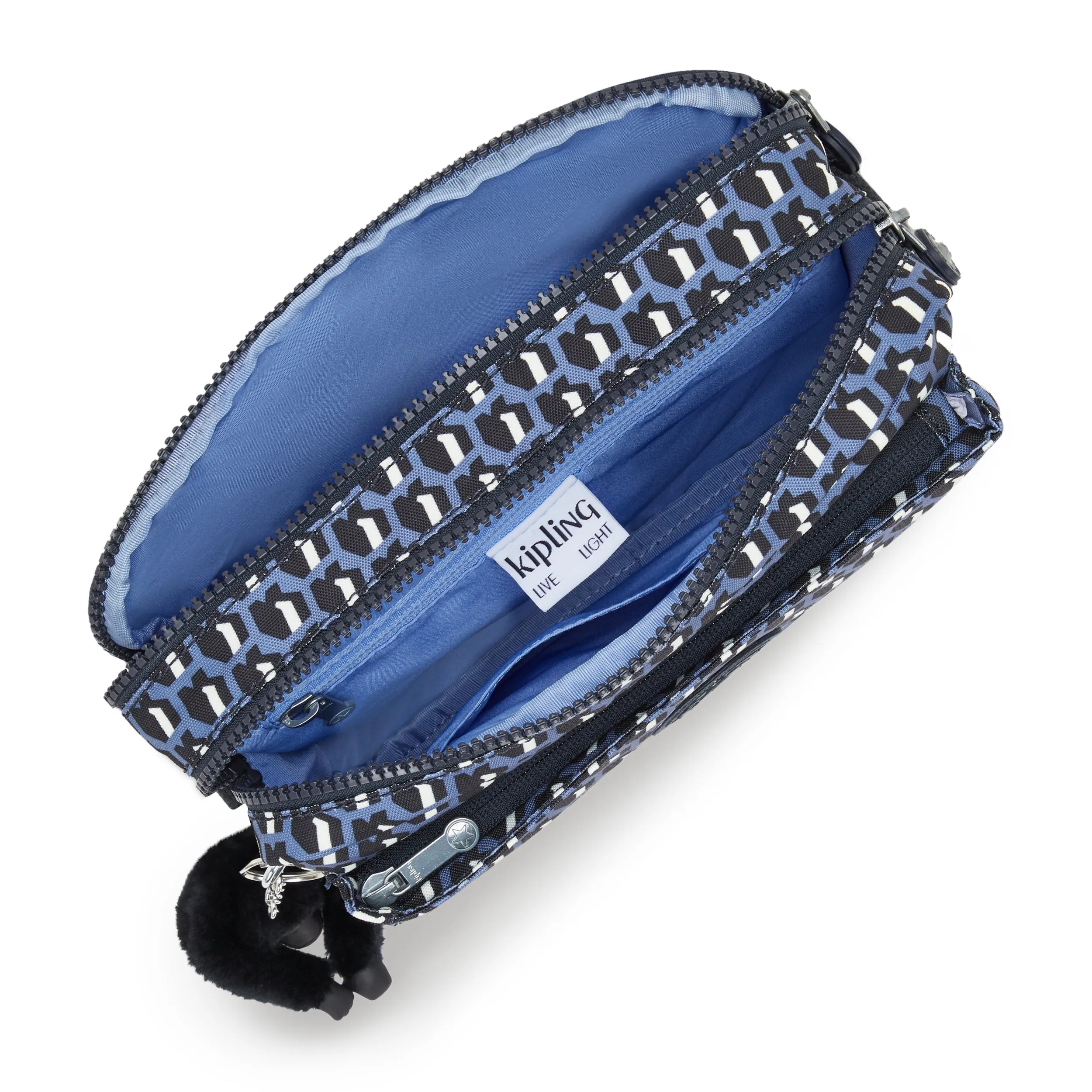Kipling Abanu M 3D K Blue Medium Crossbody Bag I6237-4JS