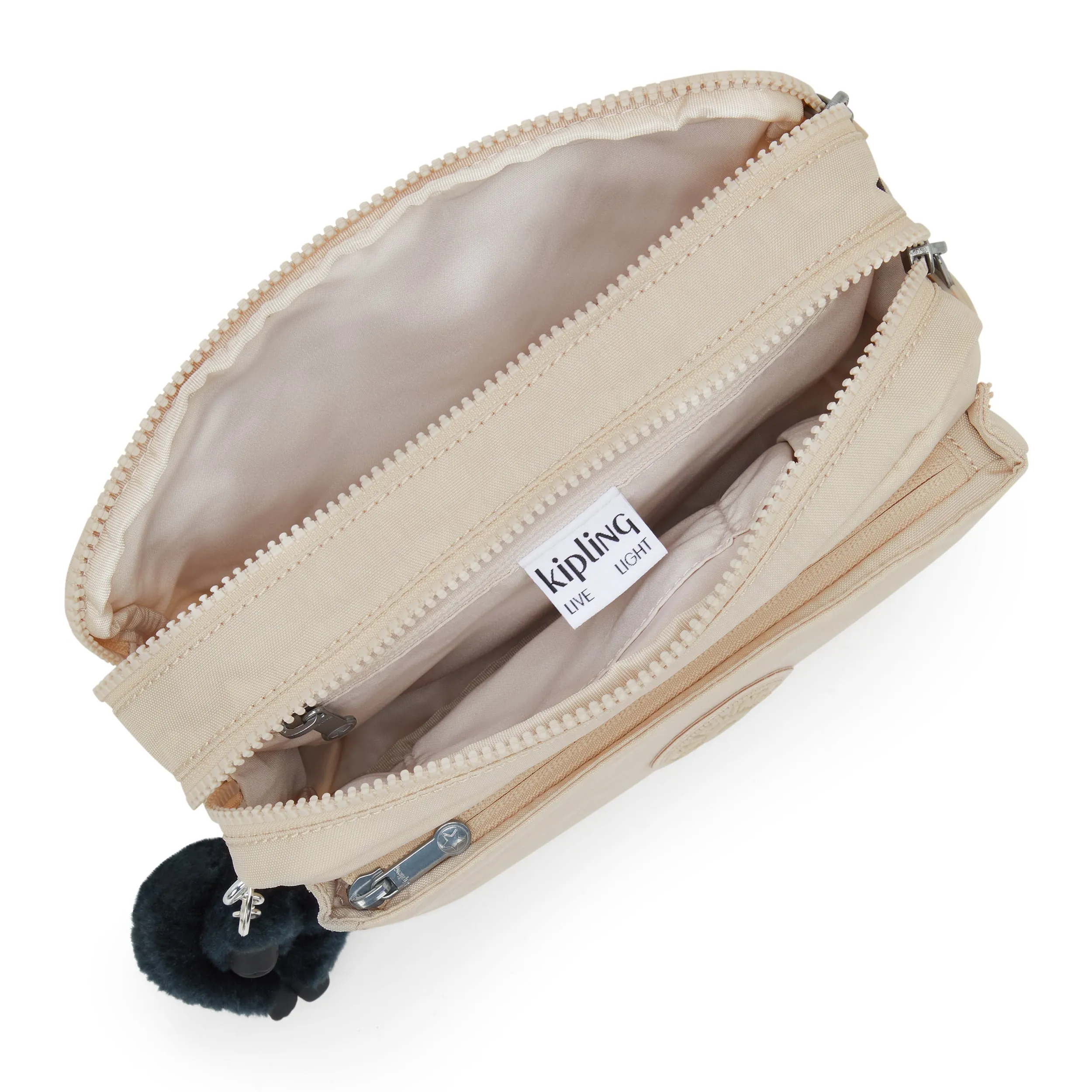 Kipling Abanu M Back To Beige Medium Crossbody Bag I7076-26V