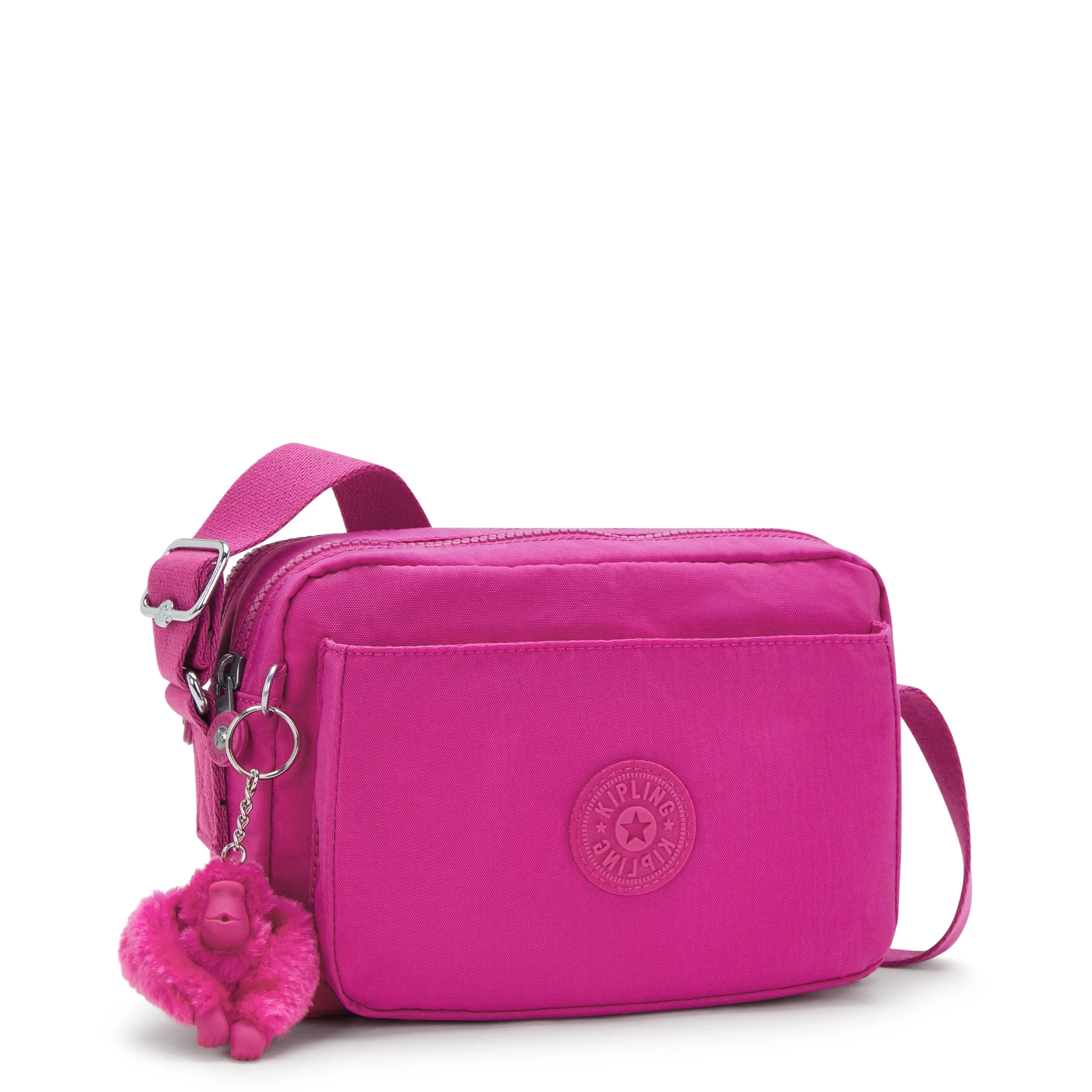 Kipling Abanu M Glowing Fuchsia Medium Crossbody I7076-3KU