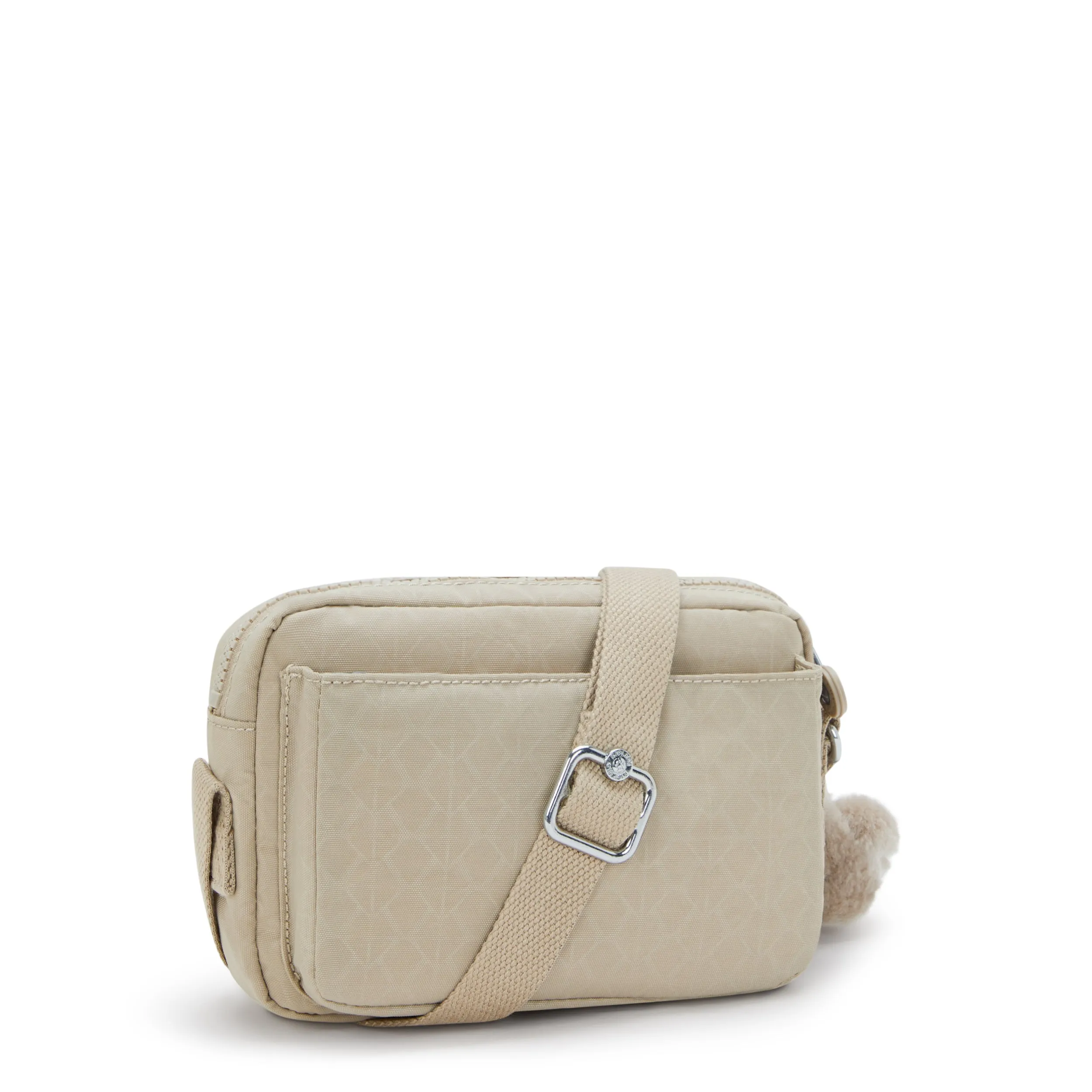 Kipling Abanu Signature Beige Embossed Small Crossbody Bag I7248-96A