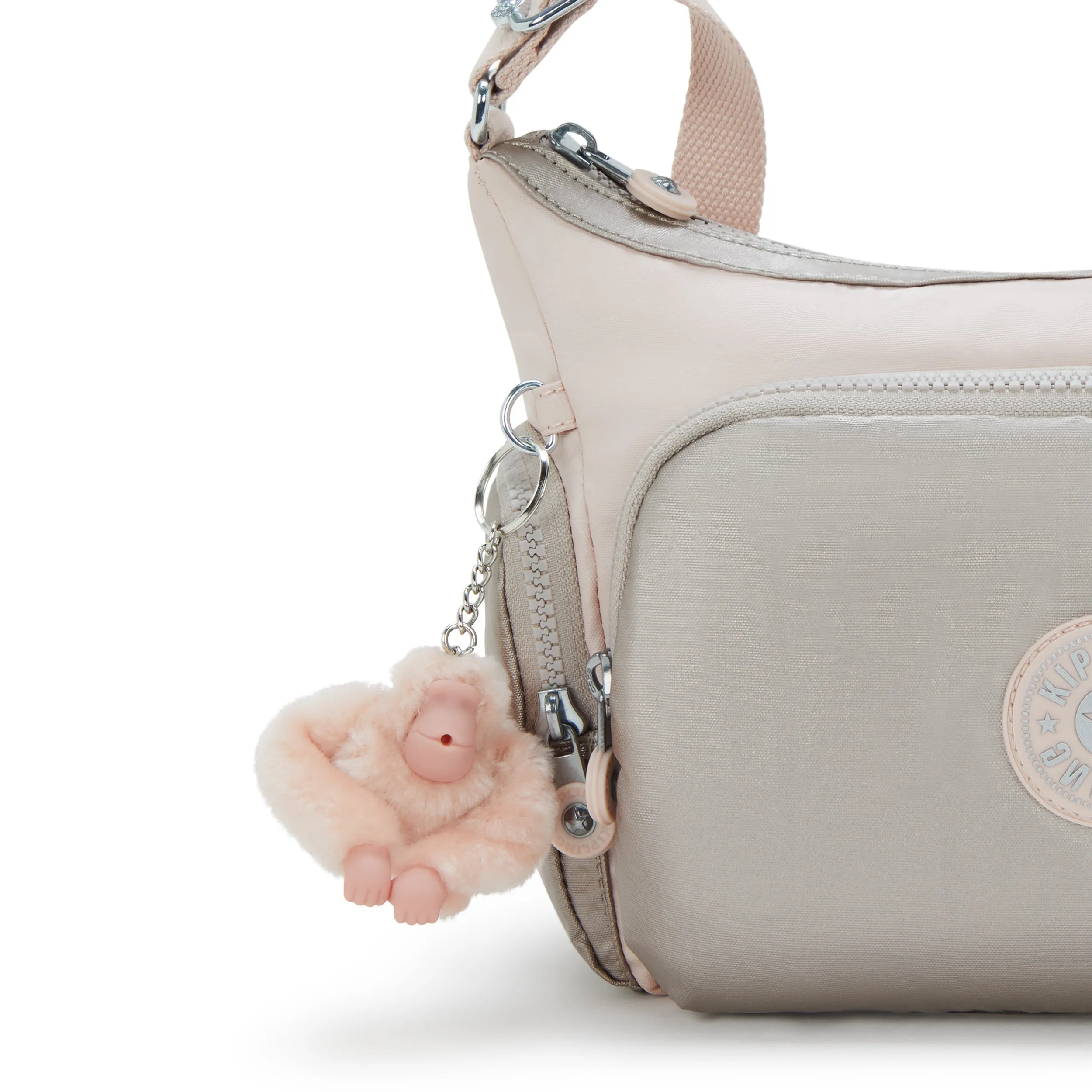 Kipling Gabb S Pink Shine Bl Medium Crossbody I4611-3EL