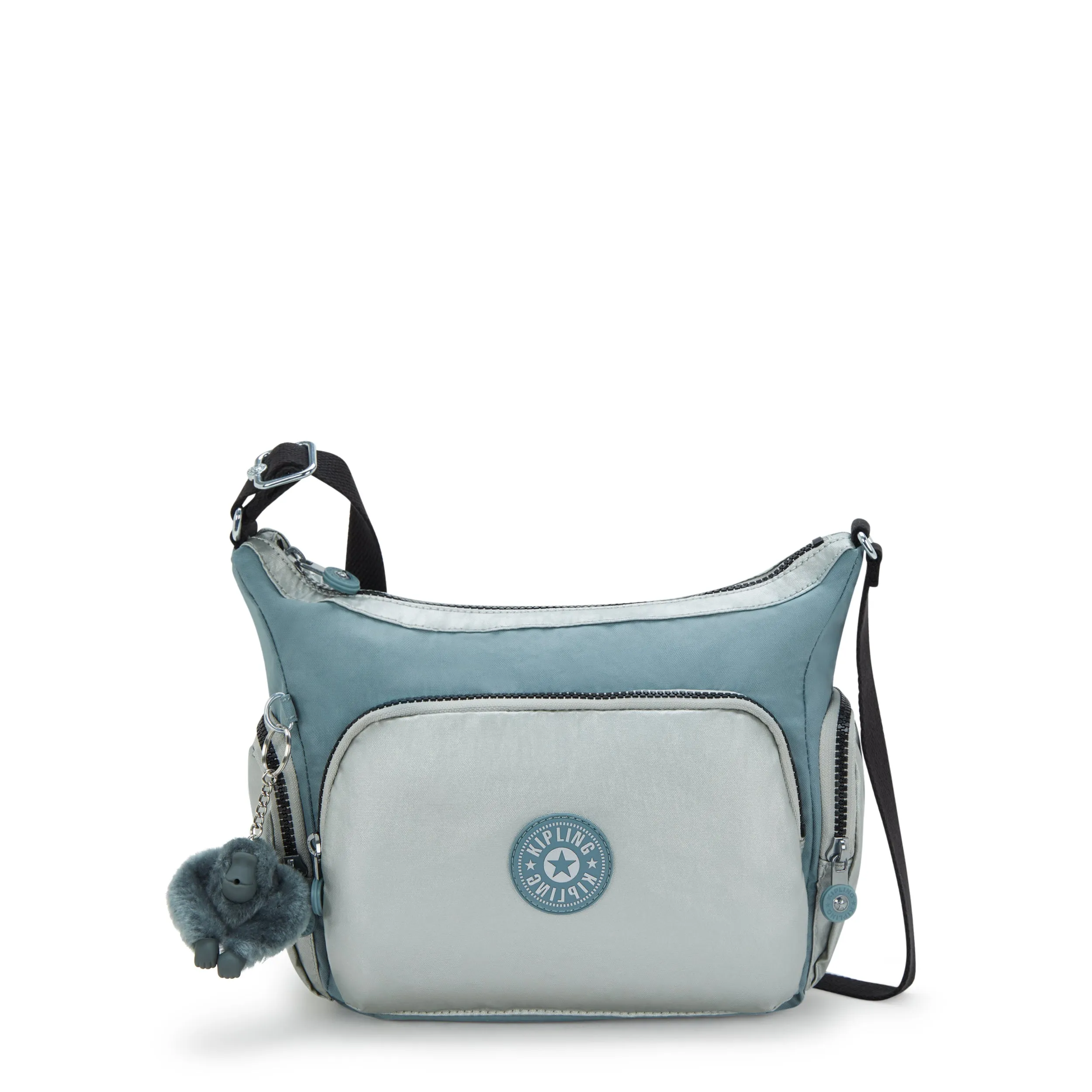Kipling Gabb S Relaxed Grey Bl Medium Crossbody I4611-3FM