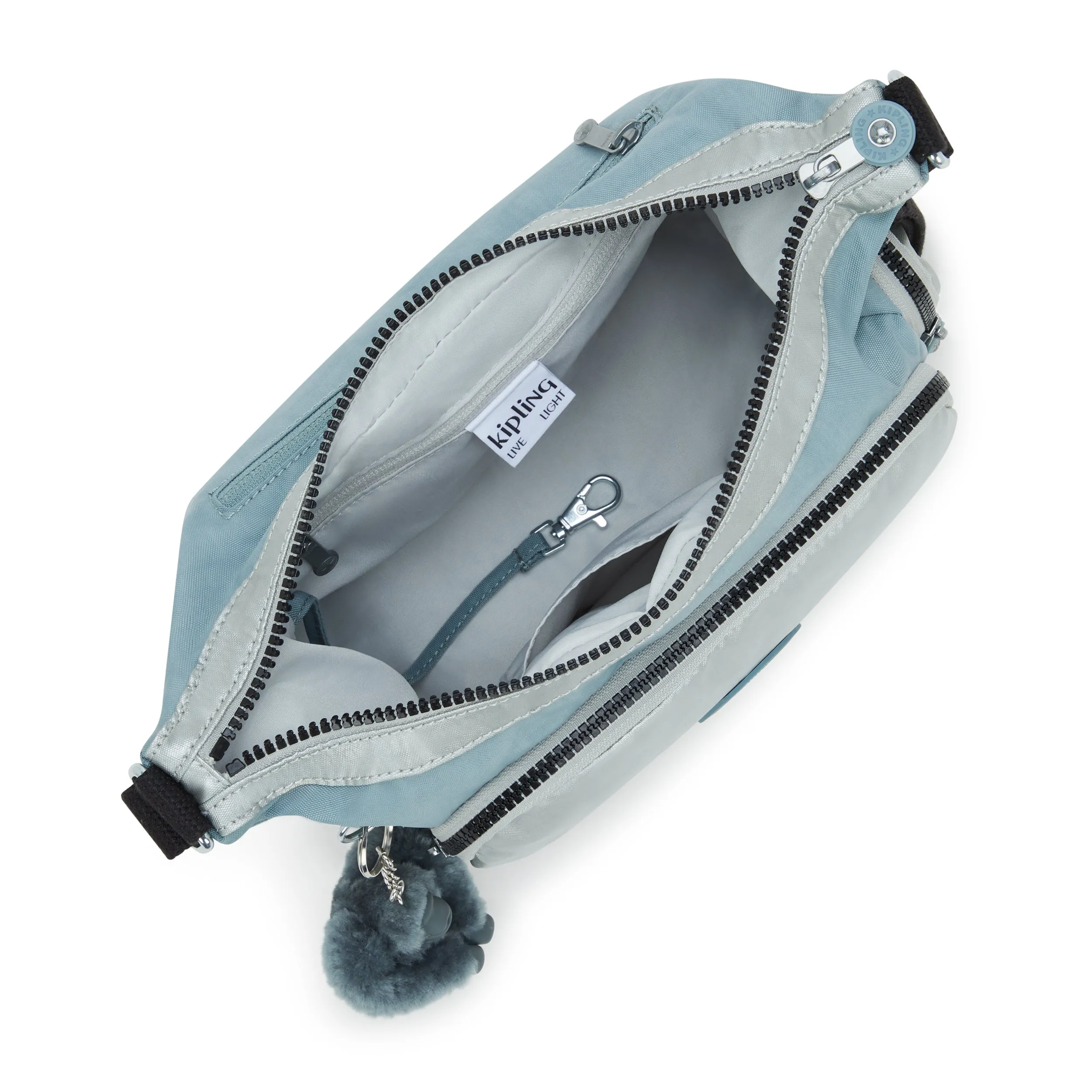 Kipling Gabb S Relaxed Grey Bl Medium Crossbody I4611-3FM