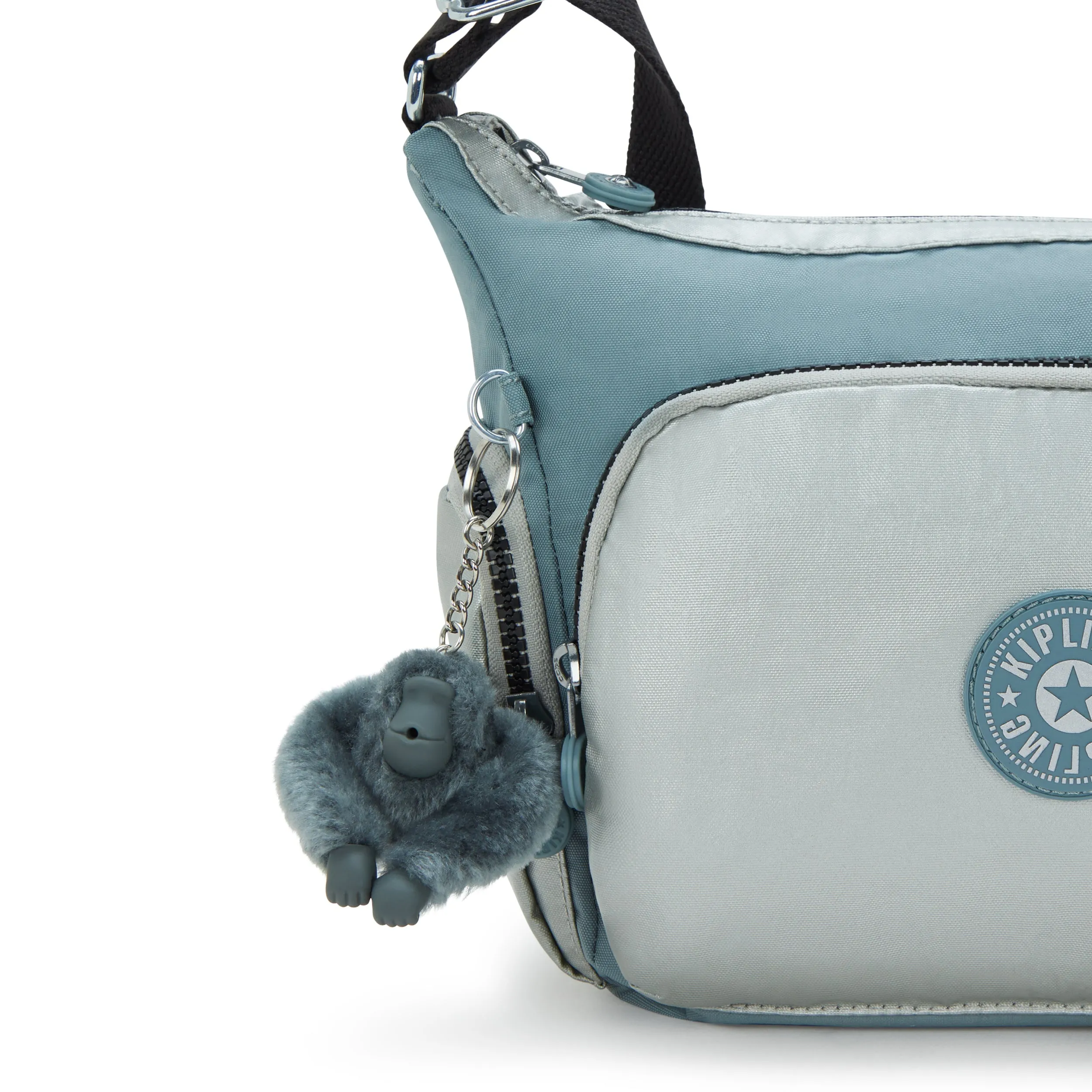 Kipling Gabb S Relaxed Grey Bl Medium Crossbody I4611-3FM