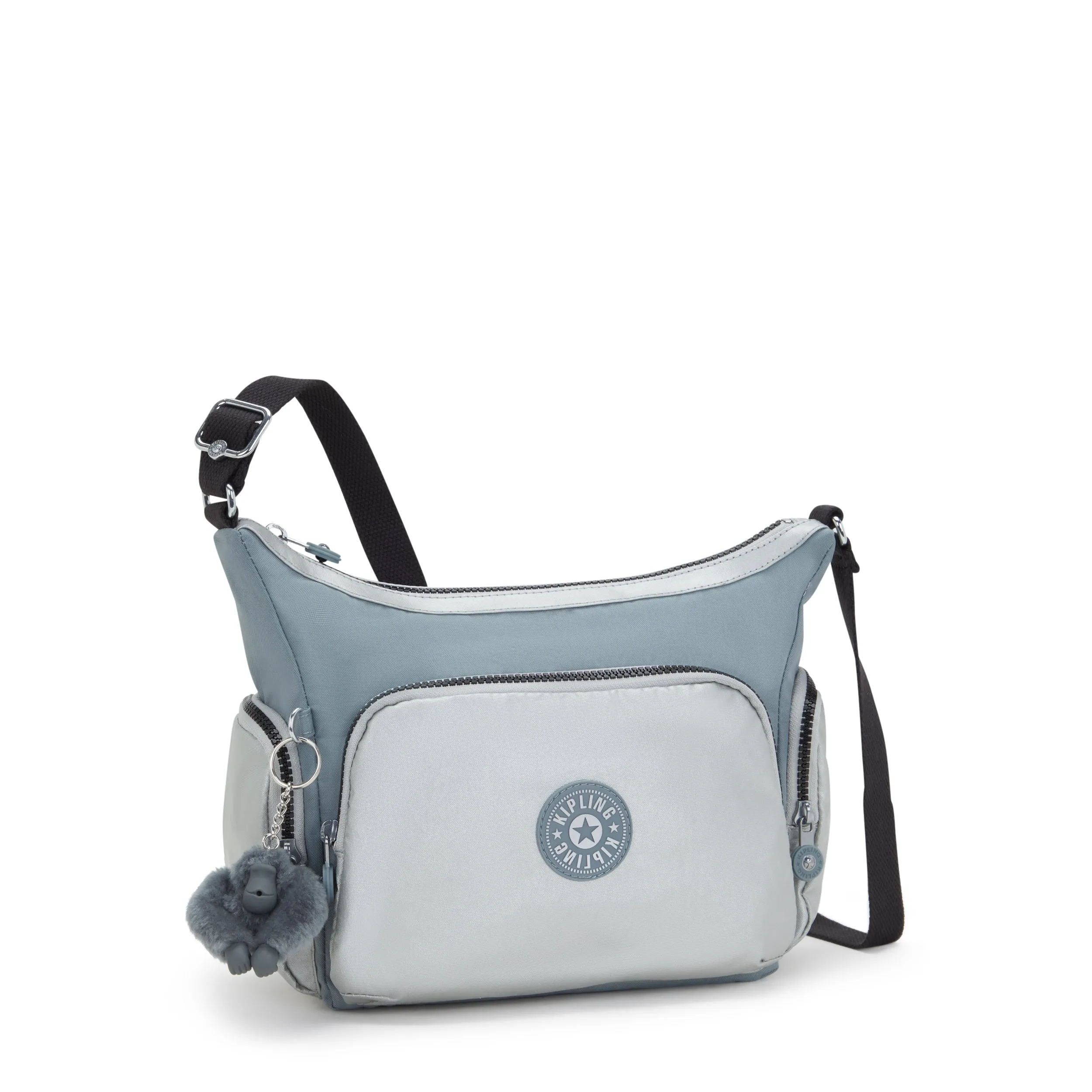 Kipling Gabb S Relaxed Grey Bl Medium Crossbody I4611-3FM