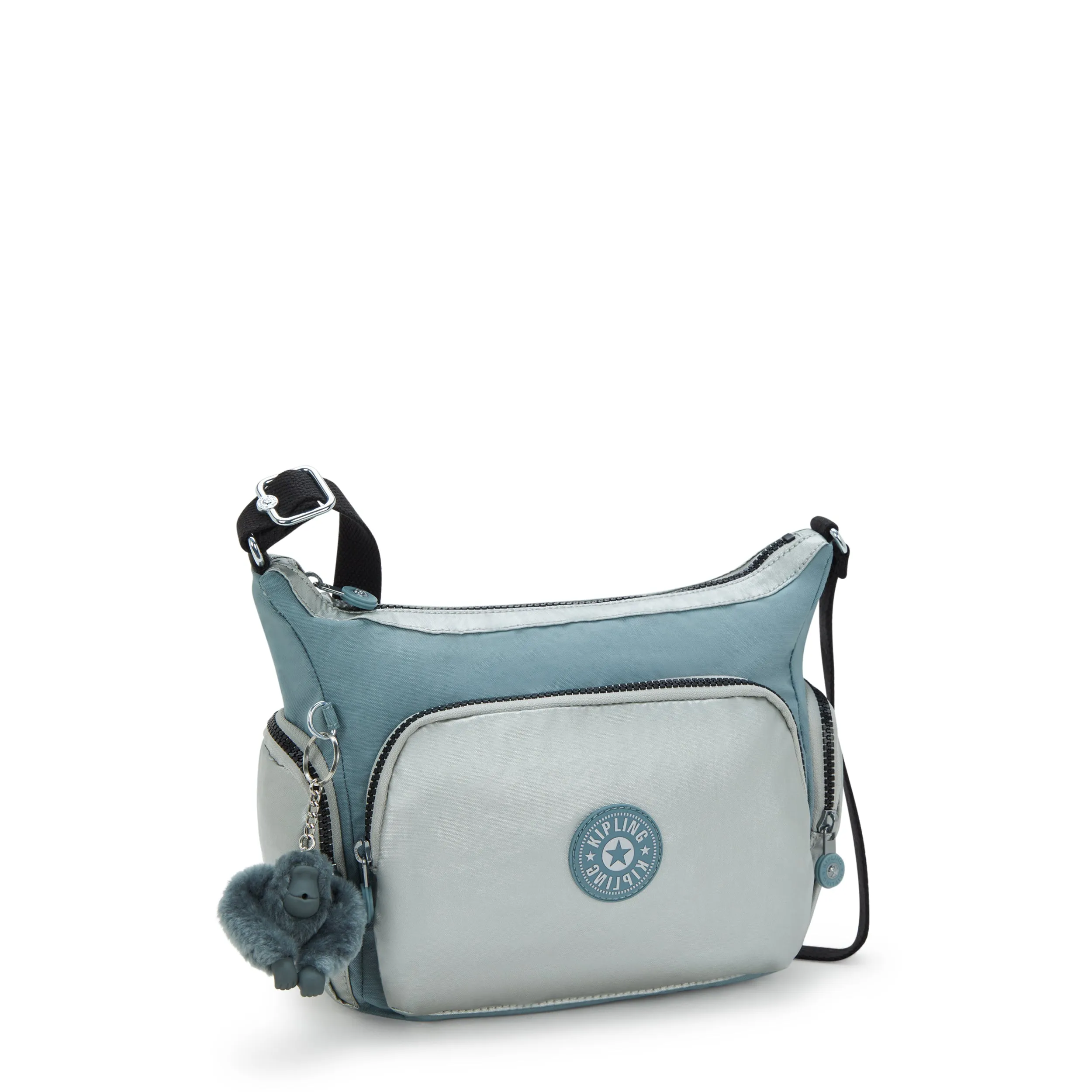 Kipling Gabb S Relaxed Grey Bl Medium Crossbody I4611-3FM