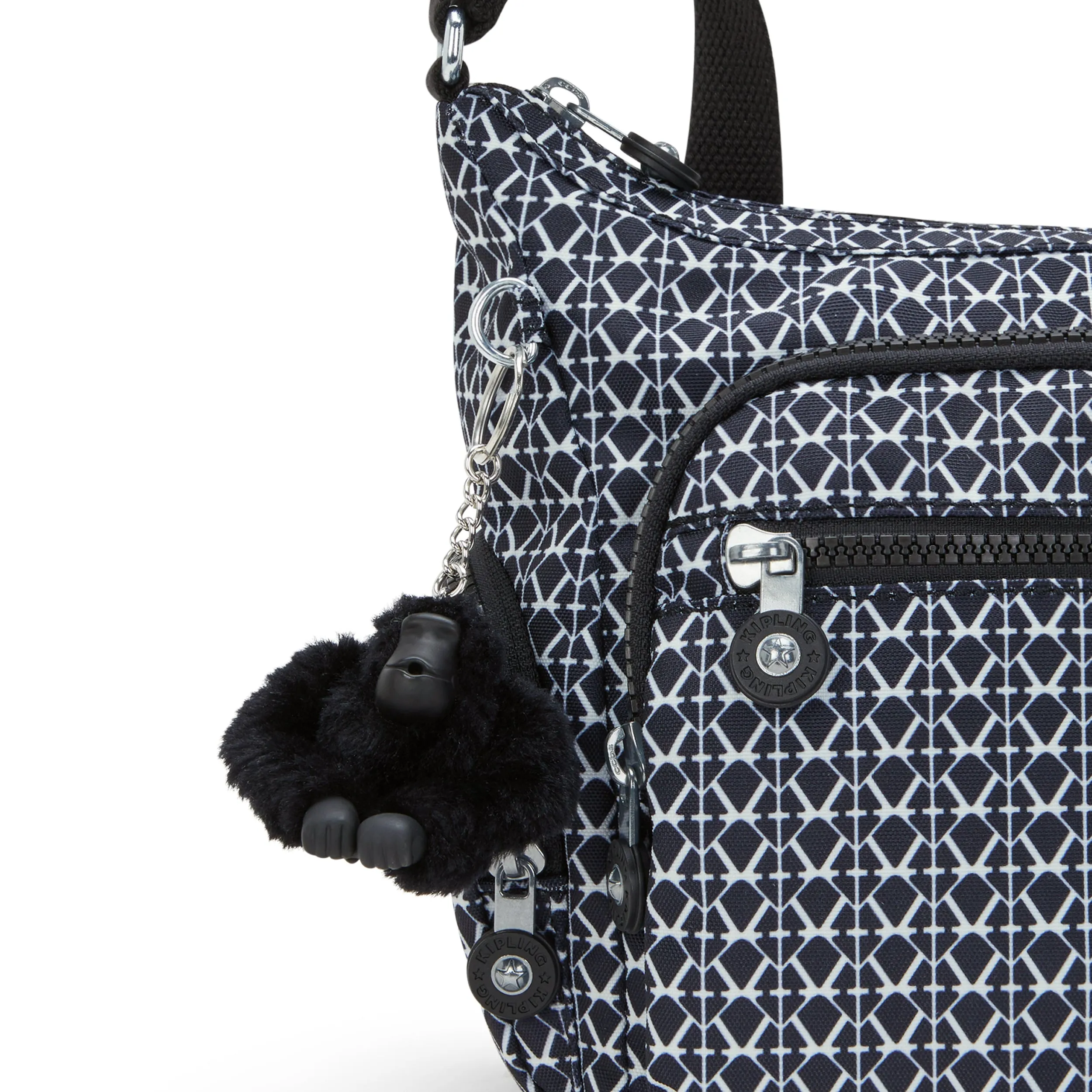 Kipling Gabbie S Signature Print Medium Crossbody Bag I3759-DD2