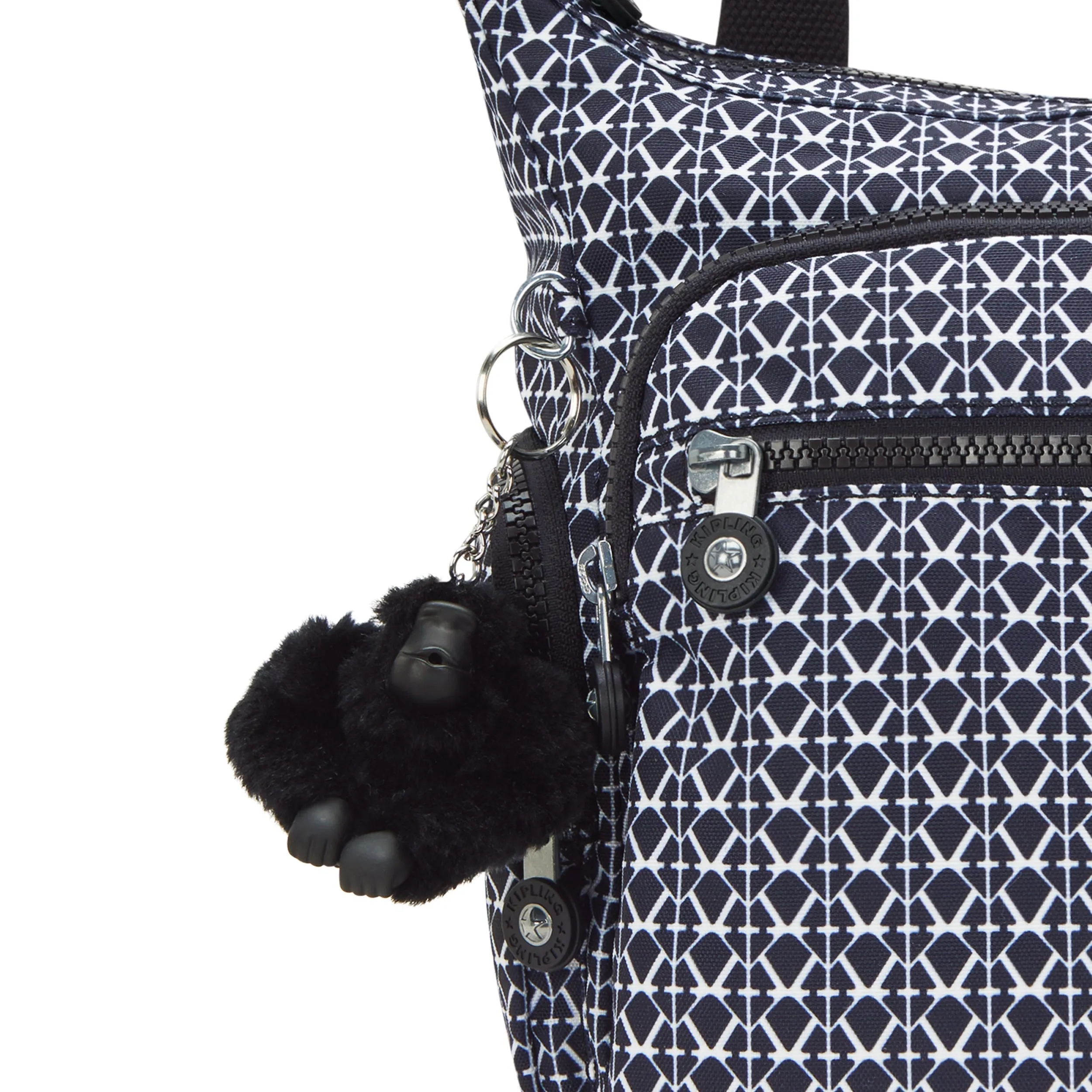 Kipling Gabbie Signature Print Large Crossbody Bag I3186-DD2
