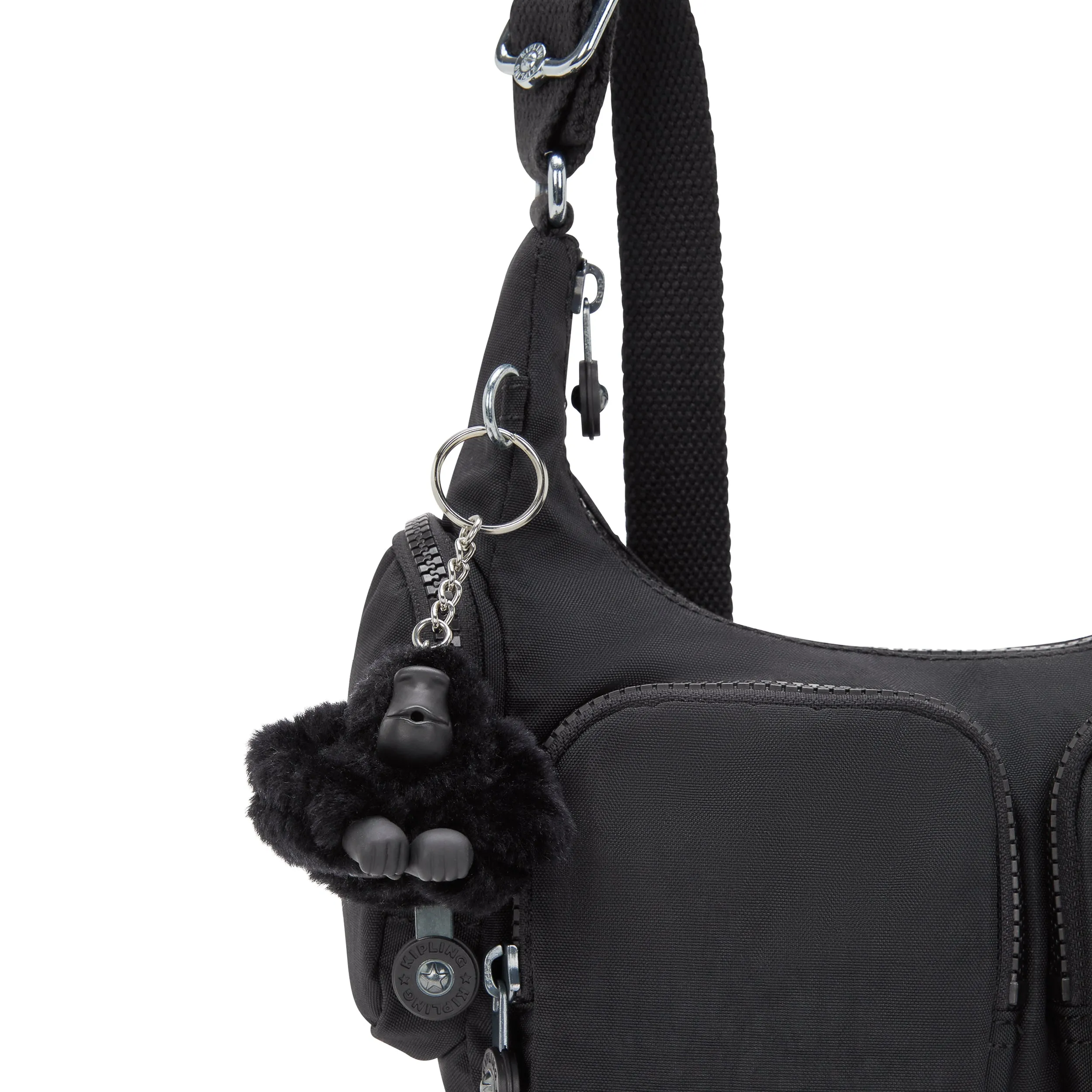Kipling Rikka S Black Noir Small Crossbody Bag I4333-P39