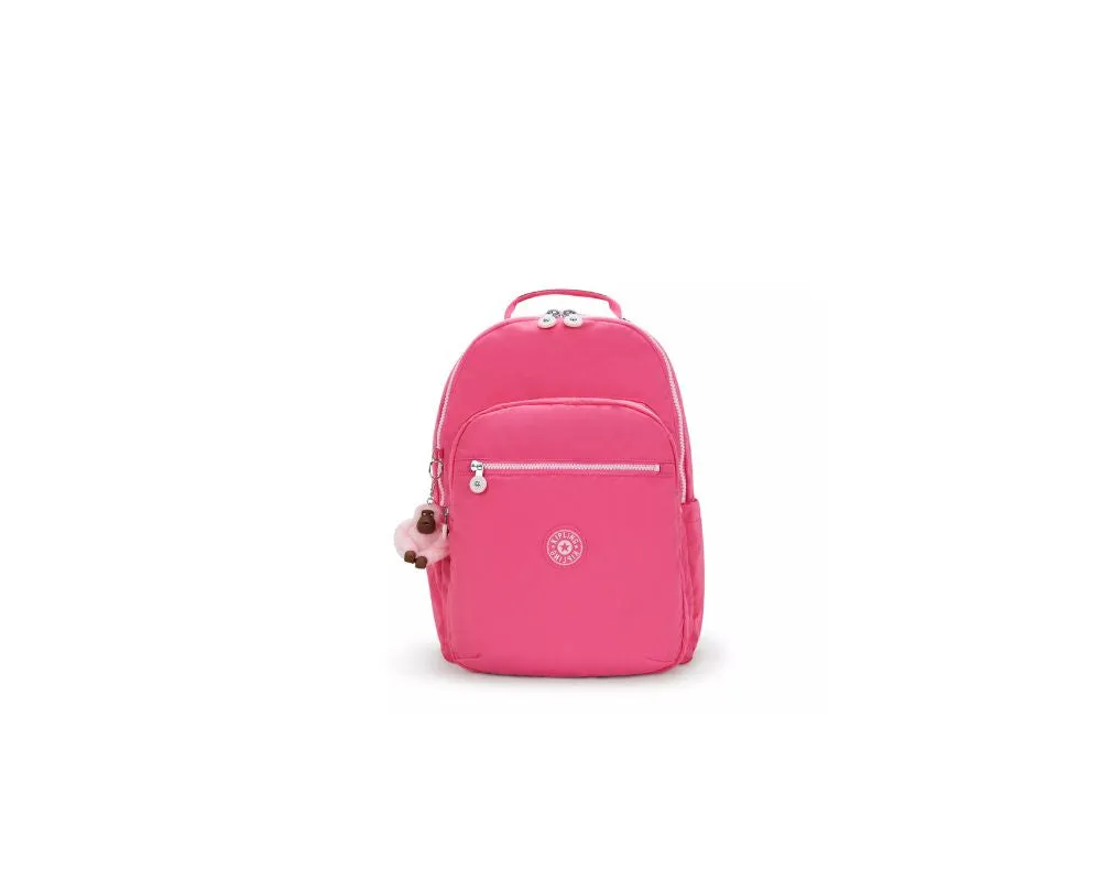 Kipling Seoul 15" Pink: Stylish, Spacious, and Ready for Adventure