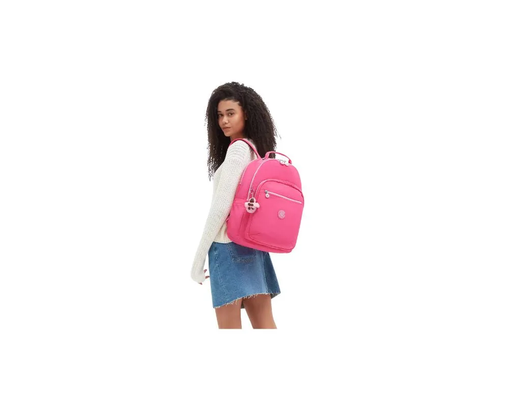 Kipling Seoul 15" Pink: Stylish, Spacious, and Ready for Adventure