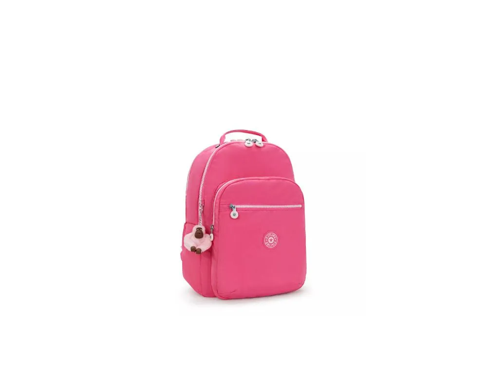 Kipling Seoul 15" Pink: Stylish, Spacious, and Ready for Adventure