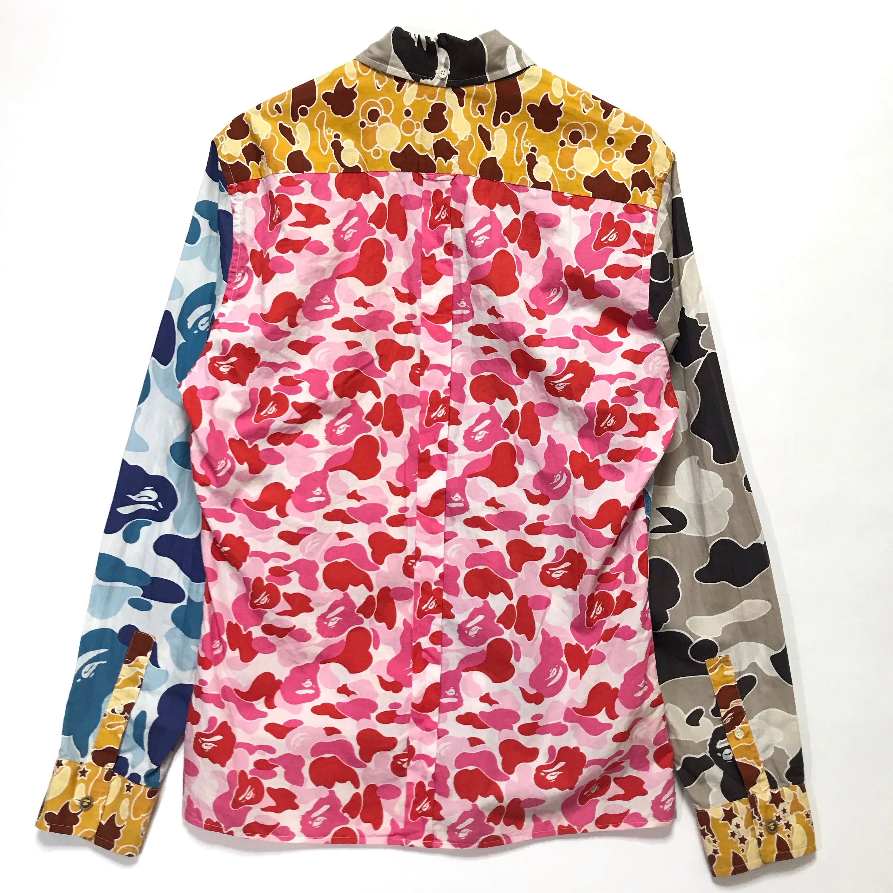 [L] A Bathing Ape Bape Vintage Crazy Camo L/S Shirt